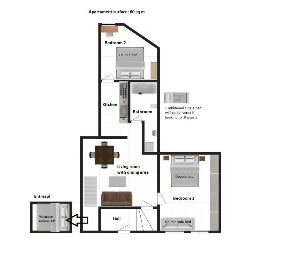 Stylish 2 Bedroom Apartment Morsztynowska Street Krasków Eksteriør bilde